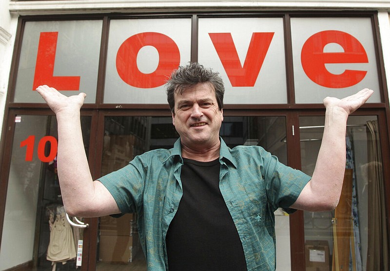 Bay City Rollers singer Les McKeown poses for the media in London on Oct. 7, 2010, to celebrate the release of the band's career retrospective boxset, "Rollermania: Bay City Rollers The Anthology." (Yui Mok/PA via AP)