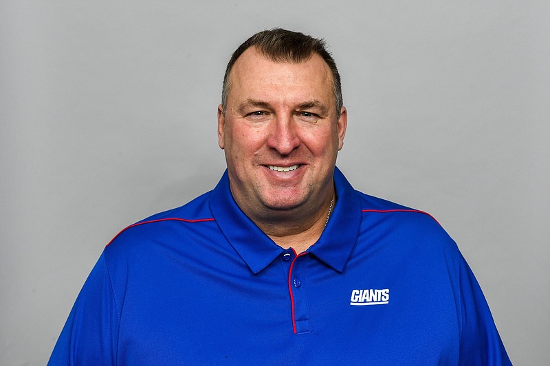 This is a 2020 photo of Bret Bielema of the New York Giants NFL football team. This image reflects the New York Giants active roster as of Thursday, March 5, 2020 when this image was taken. (AP Photo)