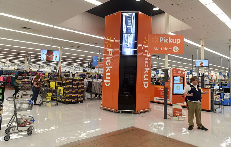 Pickup towers on way out at Walmart Northwest Arkansas DemocratGazette