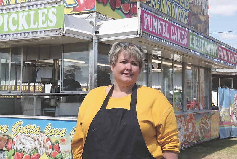 Allison Brown, owner of Sugar Concessions. - Photo by Richard Rasmussen of The Sentinel-Record