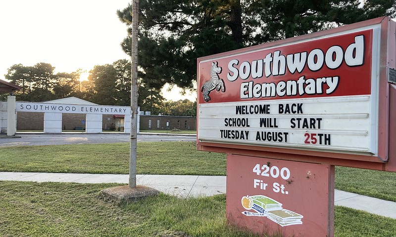 Southwood Elementary School in the Pine Bluff School District is shown in this 2020 file photo. (Pine Bluff Commercial/Byron Tate)