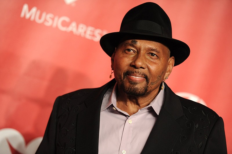 Aaron Neville arrives at the 2015 MusiCares Person of the Year event at the Los Angeles Convention Center on Friday, Feb. 6, 2015 in Los Angeles. (Photo by Richard Shotwell/Invision/AP)