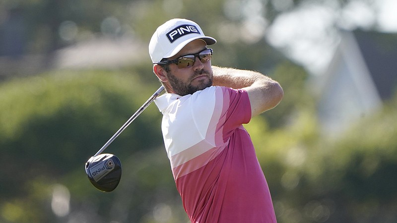 Canada’s Corey Conners shot a 5-under 67 and held a two-stroke lead after Thursday’s opening round of the PGA Championship at Kiawah Island, S.C.
(AP/Chris Carlson)