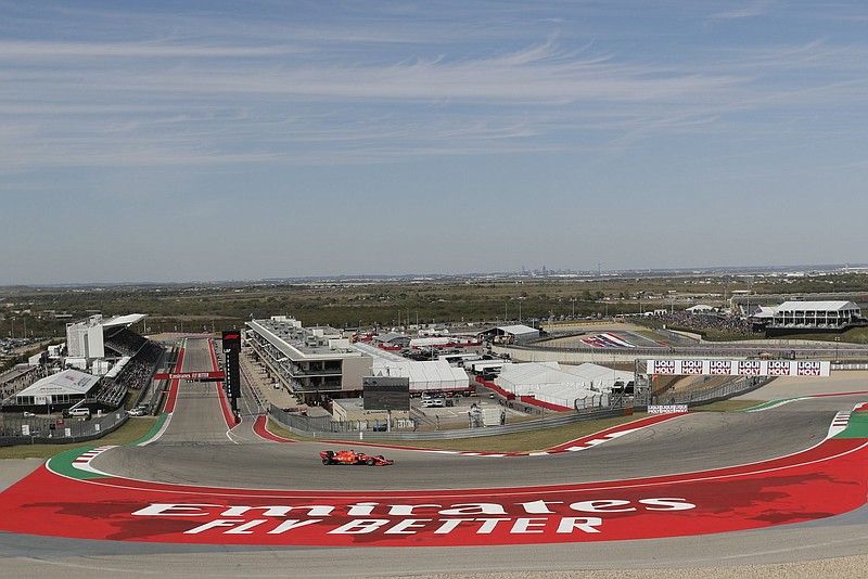 Formula One driver Sebastian Vettel of Germany steers his car during a 2019 practice session at the Circuit of the Americas in Austin, Texas. After several years of competing on the racing calendar with Formula One’s annual stop in Austin, NASCAR brings stock car racing to a new road course where the drivers say they’re excited to bump their way through the turns and s-curves.
(AP file photo)