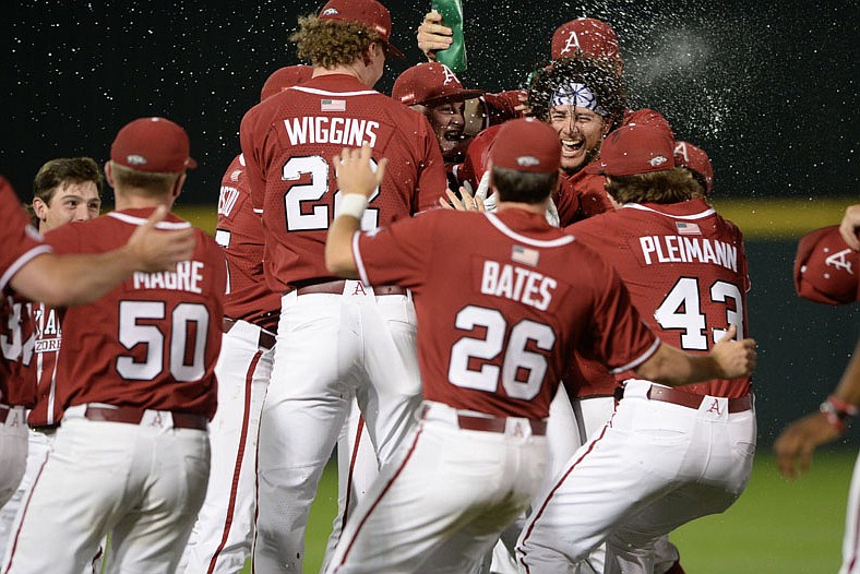 Franklin, Kopps Lead Arkansas to Series-Clinching Win at