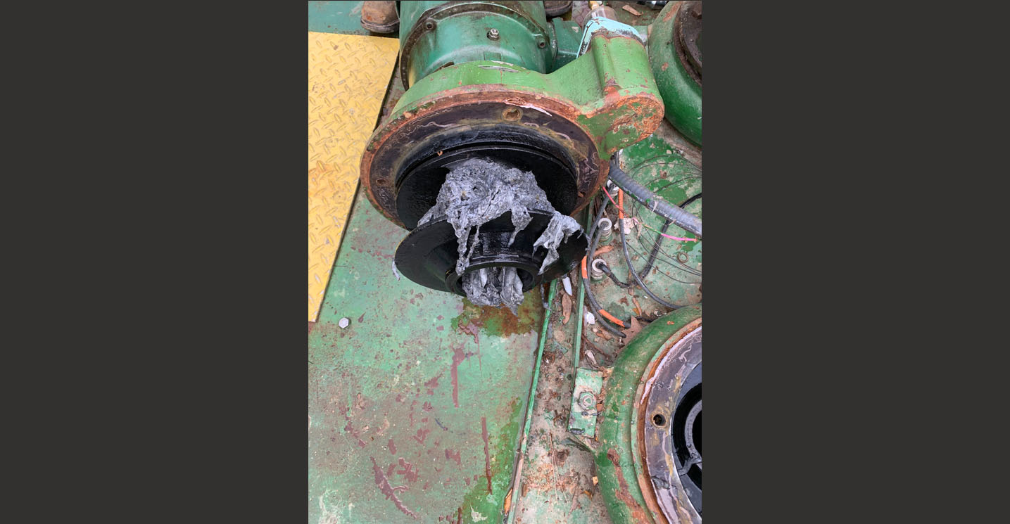 ‘Flushable’ wipes clog sewers