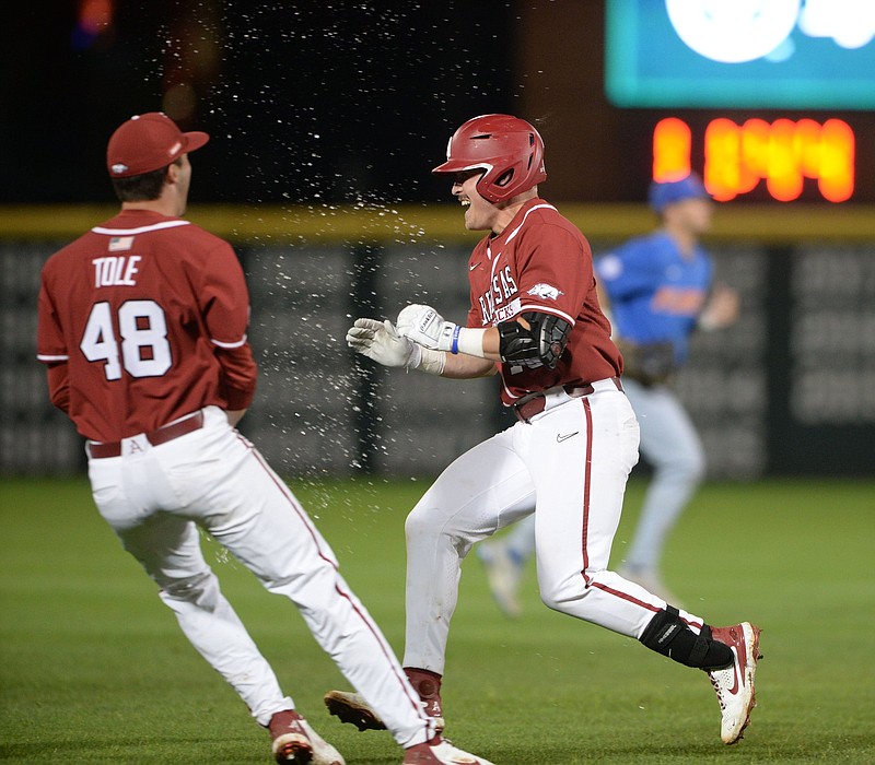 Franklin, Kopps Lead Arkansas to Series-Clinching Win at