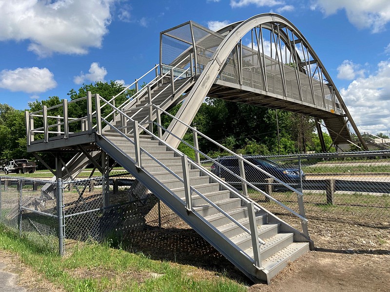 The U.S. 65 Expressway Pedestrian Bridge is now listed on the National Register of Historic Places. 
(Pine Bluff Commercial/Byron Tate)