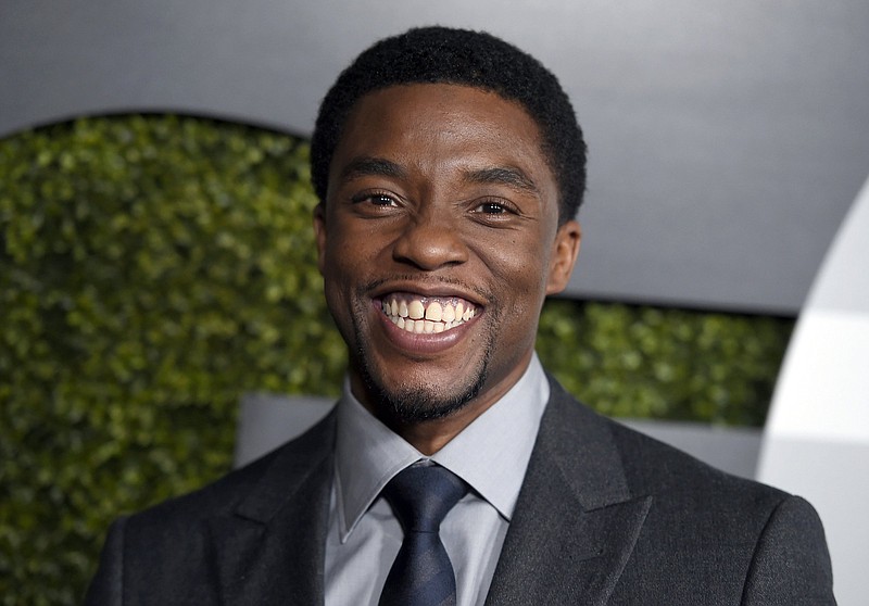 Chadwick Boseman arrives at the GQ Men of the Year Party at the Chateau Marmont on Thursday, Dec. 3, 2015, in Los Angeles. (Photo by Jordan Strauss/Invision/AP)