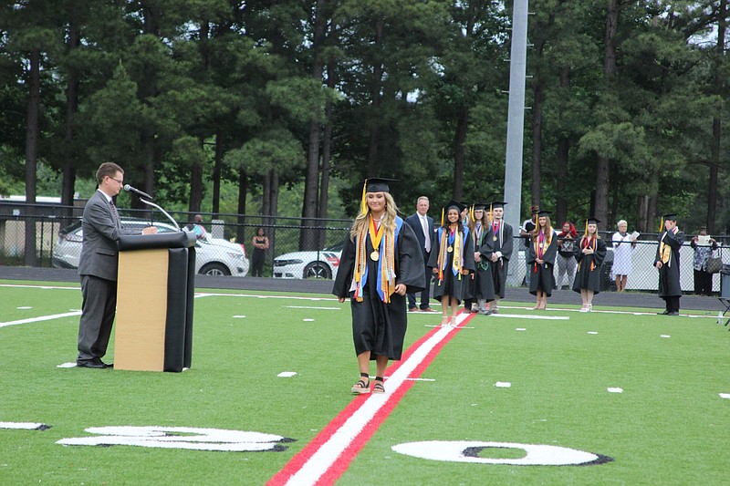 White Hall's new graduates cross the stage