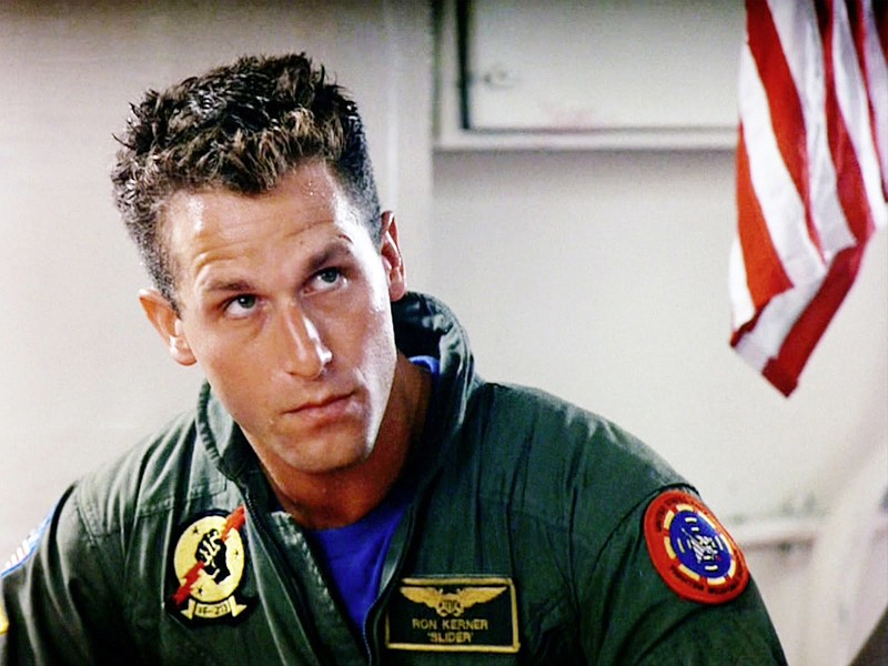Actor Rick Rossovich stars as “Slider” in 1986’s “Top Gun.” Rossovich, who claims he had “no volleyball skills” before playing in the film’s iconic scene, is rumored to have a part in the film’s sequel which will be released this November.