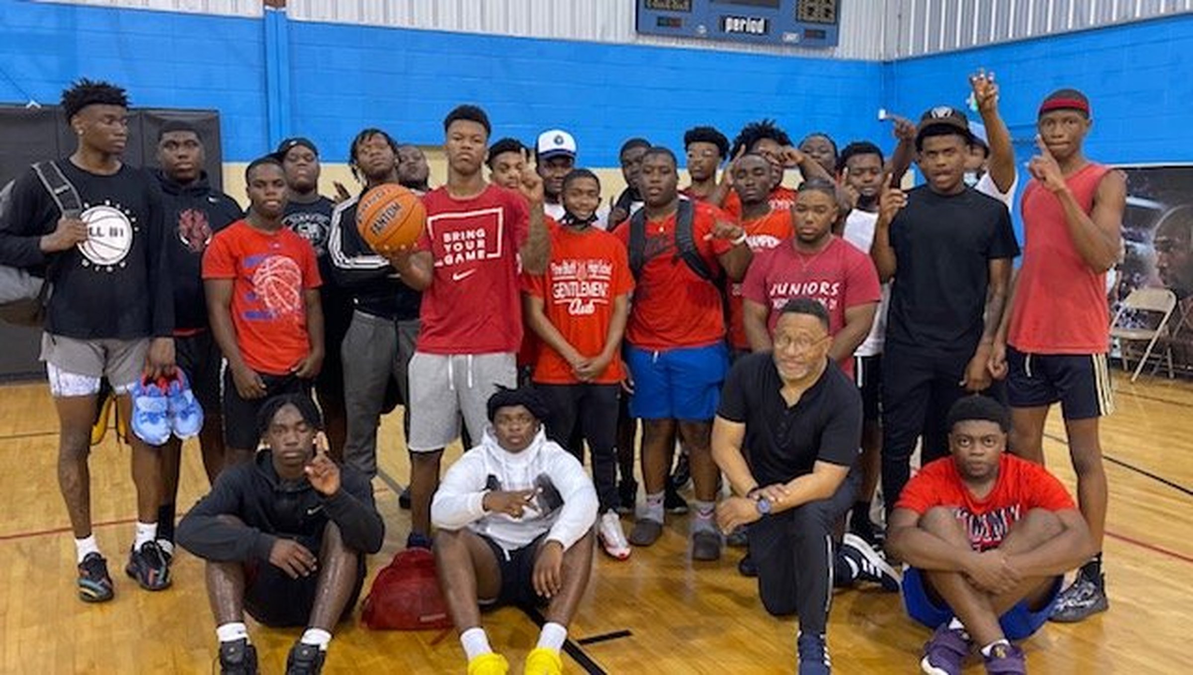 Gentlemen’s Club beats firefighters on the court