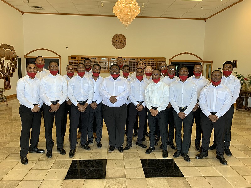 The University of Arkansas at Pine Bluff’s Gamma Sigma chapter of Kappa Alpha Psi received Kappa’s National “Edward Giles Irvin Award” for Medium Chapter of the Year. 
(Special to The Commercial)