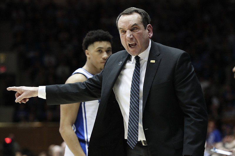 Mike Krzyzewski, college basketball’s winningest Division I coach who has led Duke to five national championships, announced Wednesday that he would retire after the 2021-22 season.
(AP file photo)