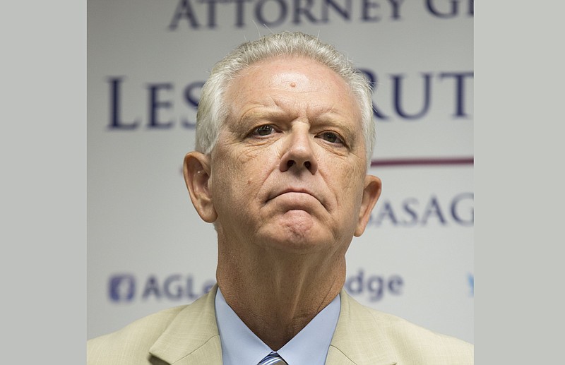 Jay Winters, then the director of the Arkansas Crime Information Center, attends a press conference at Little Rock in this July 6, 2016, file photo. (Arkansas Democrat-Gazette file photo)