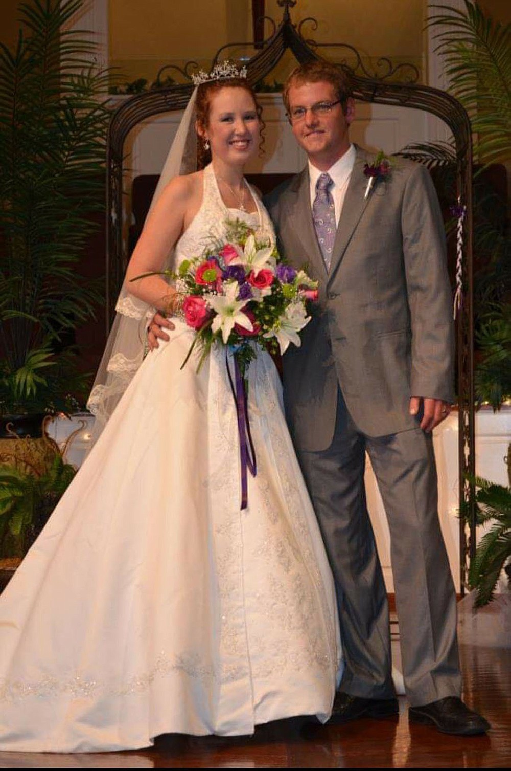 Kayla and Rayce Dauber were married Oct. 22, 2011. “My pastor told me to slow down and savor this day because this was the only day like this day I would get,” she says. “I really felt like a princess all day.”
(Special to the Democrat-Gazette)
