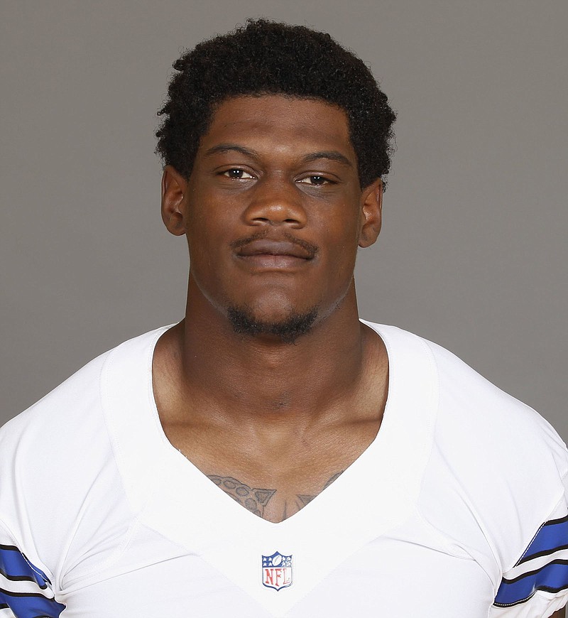 This 2016 photo shows Randy Gregory of the Dallas Cowboys NFL football team. 
(AP Photo/File)