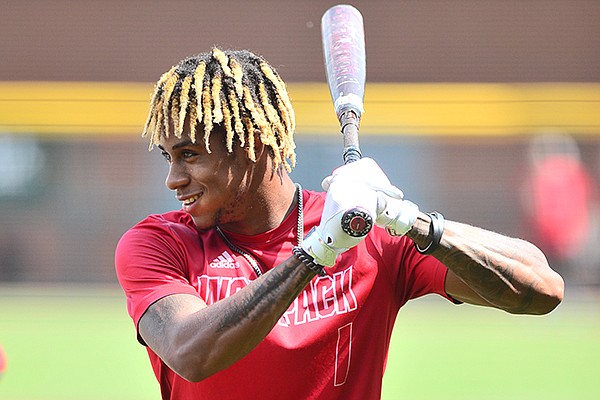 North Carolina State designated hitter Terrell Tatum is shown during practice Thursday, June 10, 2021, in Fayetteville. North Carolina State designated hitter Terrell Tatum is shown during practice Thursday, June 10, 2021, in Fayetteville.