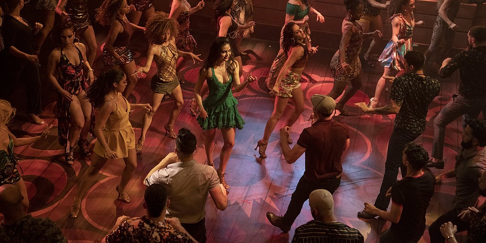 Stayin’ Alive: Aspiring fashion designer Vanessa (Melissa Barrera) yearns for a world beyond the upper Manhattan Washington Heights neighborhood in “In the Heights."