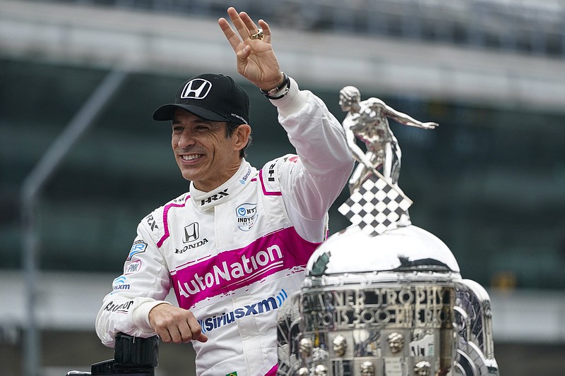 Helio Castroneves, who won his fourth Indianapolis 500 on May 30, will compete in the Superstar Racing Experience’s race today at Stafford Motor Speedway in Connecticut. The SRX was conceptualized as a series for former greats who still had the skills and desire to compete and square off at several short tracks throughout the country.
(AP/Michael Conroy)