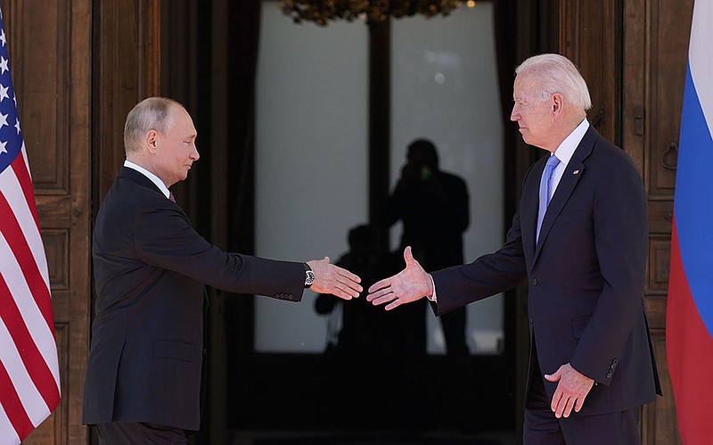 Russian President Vladimir Putin and President Joe Biden arrive Wednesday for their summit at the Villa la Grange in Geneva. “I did what I came to do,” Biden told reporters after the shorter-than-expected talks ended. “On the whole we spoke the same language,” Putin said.
(AP/Patrick Semansky)