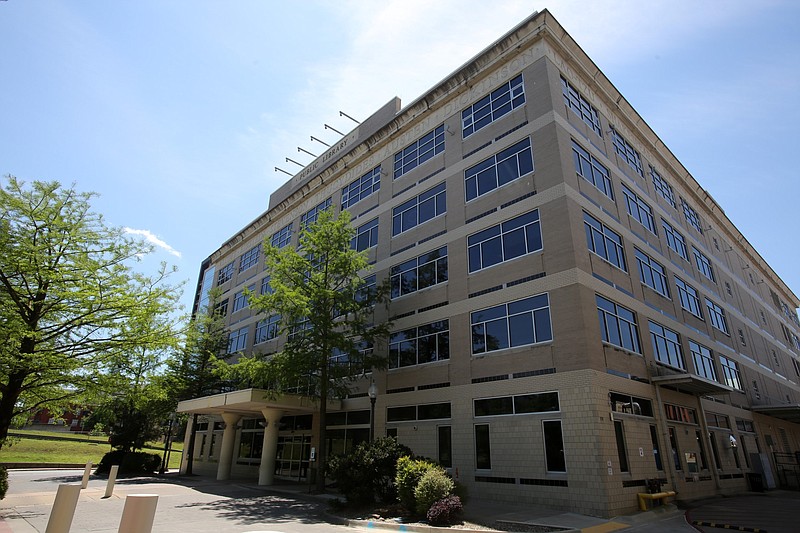 FILE — The main branch of the Central Arkansas Library System in Little Rock is shown in this 2020 file photo. (Arkansas Democrat-Gazette/Thomas Metthe)