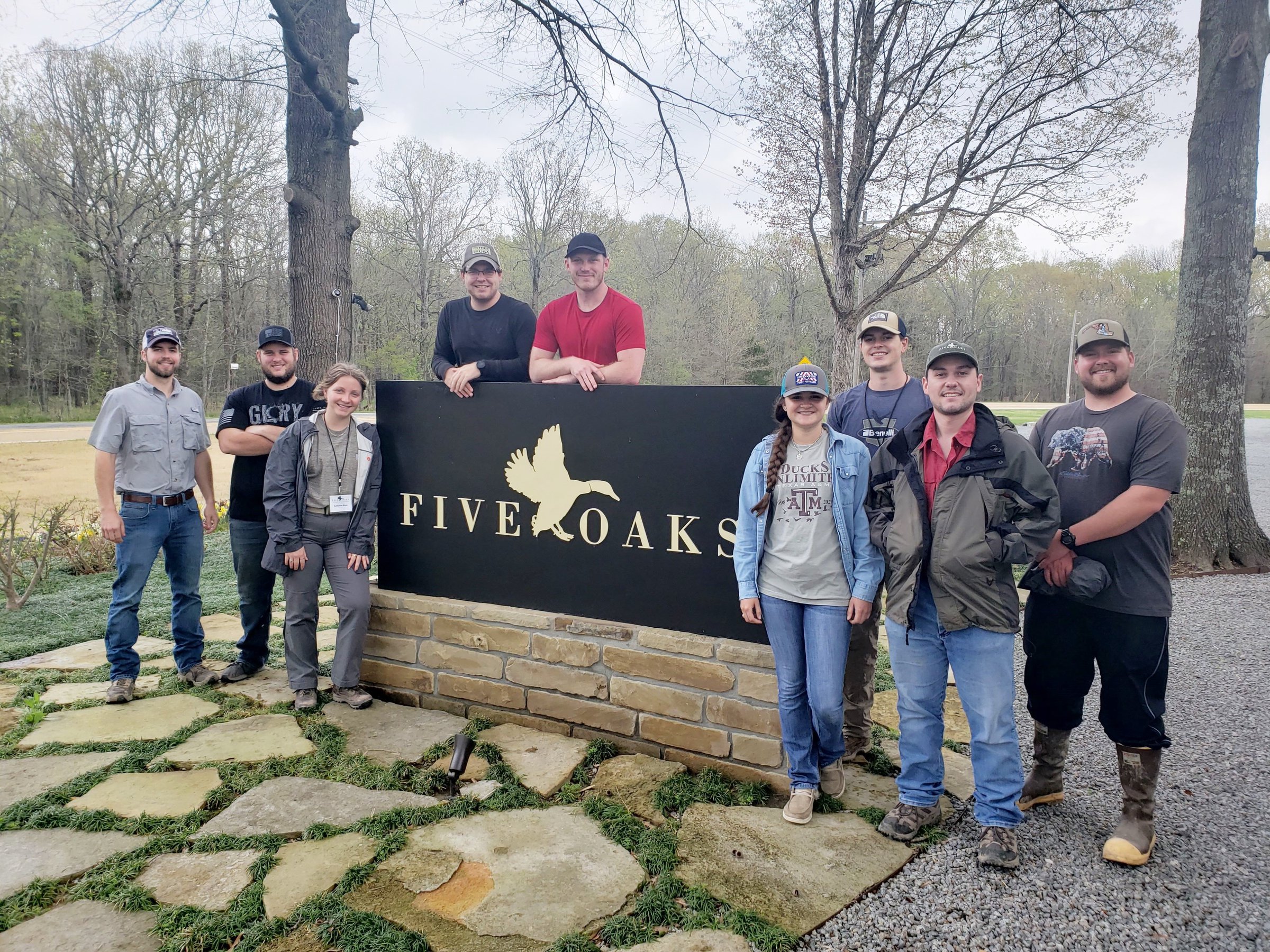 1st waterfowl management class ready to get hands dirty