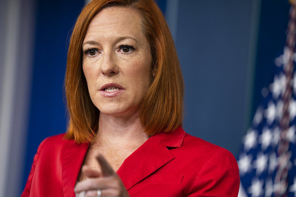 Psaki speaks during press briefing at White House | The Arkansas ...