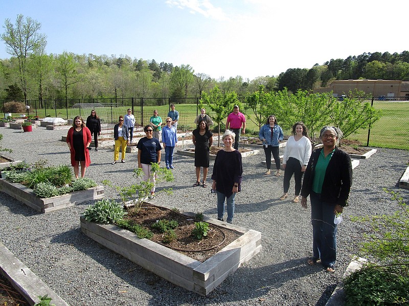 Teki Hunt (right), director of the UAPB 4-H Youth Development Program, and other participants attend the second Coming Together for Racial Understanding program cohort of the University of Arkansas System. 
(Special to The Commercial/University of Arkansas System Division of Agriculture/Julianne Dunn)