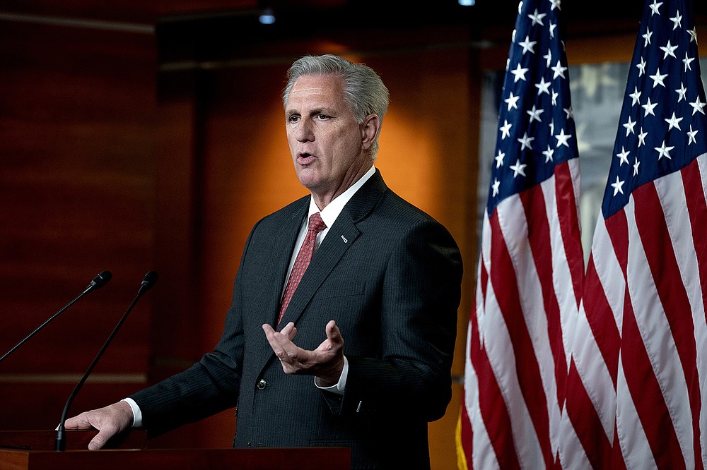 The choice of Republican Liz Cheney angered House Minority Leader Kevin McCarthy. “I don’t know in history where someone would get their committee assignments from the [Democratic] speaker and then expect to get them from the [Republican] conference as well,” he said Thursday.
(The New York Times/Stefani Reynolds)