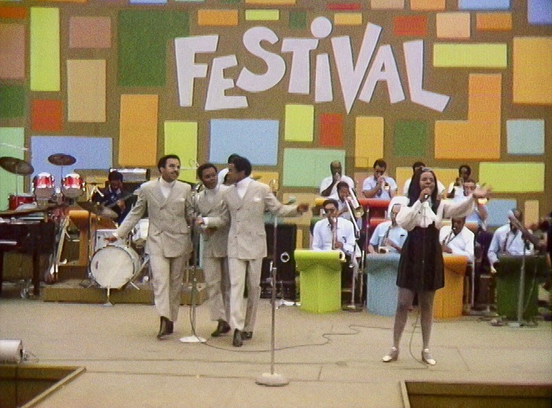Hot fun in the summertime: Gladys Knight & the Pips perform at the Harlem Cultural Festival in “Summer of Soul (… Or When the Revolution Could Not Be Televised).”