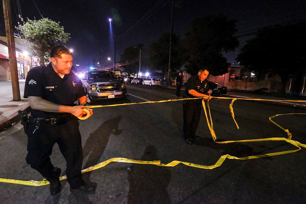 Illegal fireworks explode in South Los Angeles