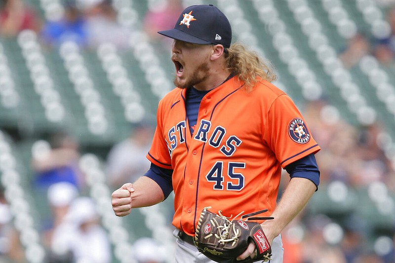 Astros' Ryne Stanek makes significant step in injury rehab