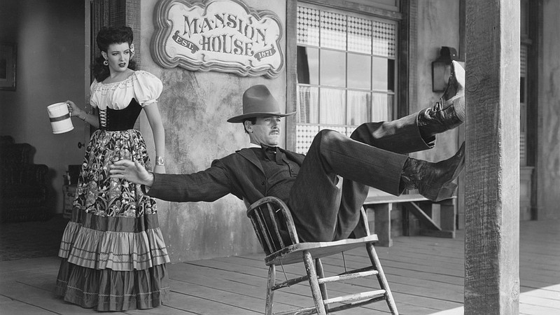 Chihuahua (Linda Darnell) waits for Wyatt Earp (Henry Fonda) to steady himself in “My Darling Clementine,” an excellent 1946 Western from John Ford that doesn’t follow history with much accuracy.