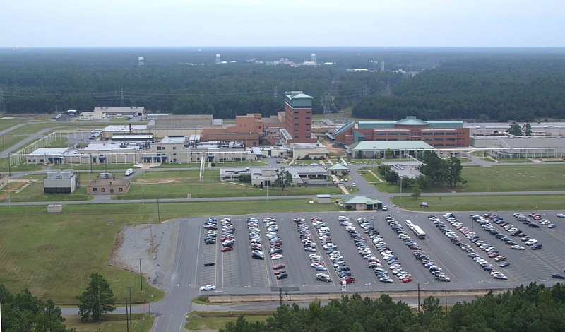 The National Center for Toxicological Research, or NCTR, in Jefferson 
County is shown in this 2002 aerial photo. (Special to the Arkansas Democrat-Gazette)