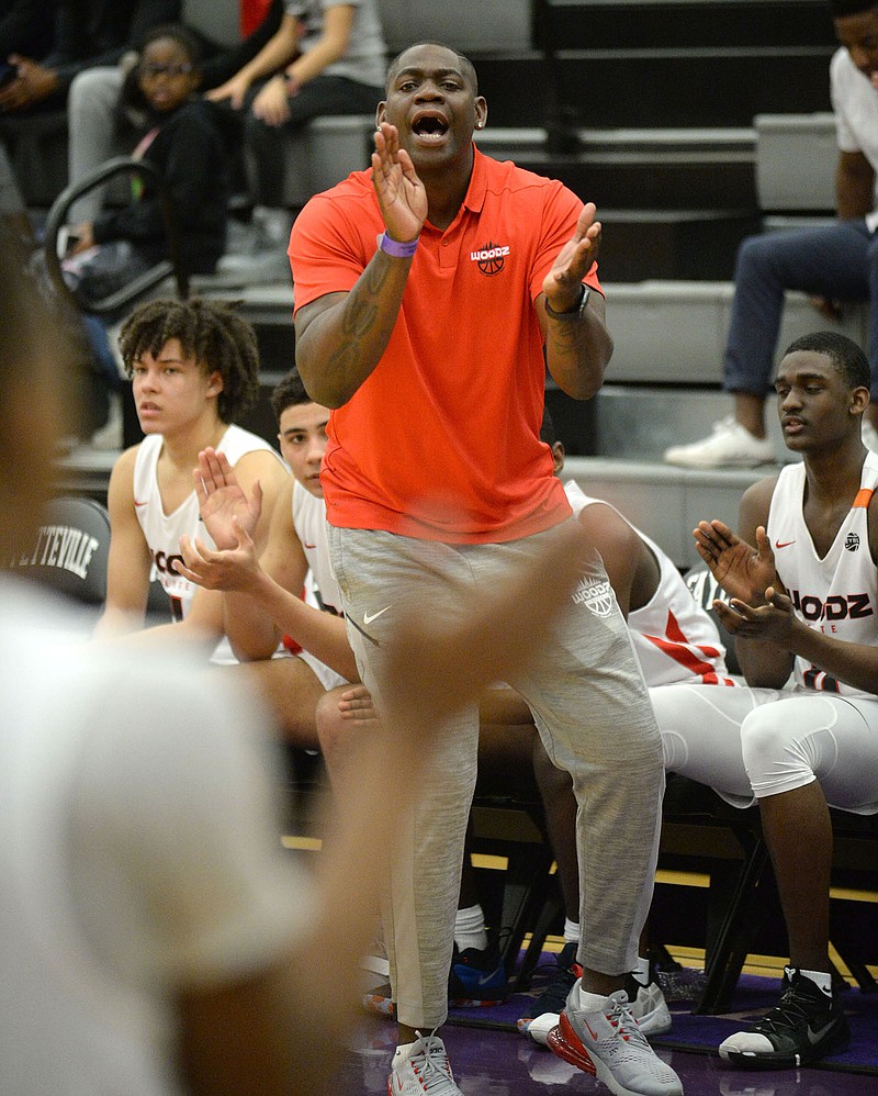 Former University of Arkansas standout Ronnie Brewer was hired this week as the Razorbacks’ recruiting coordinator. A first-round NBA Draft pick in 2006 by the Utah Jazz, Brewer was an assistant boys coach at Fayetteville and the coach of the 16-Under Woodz Elite before his hiring by Arkansas Coach Eric Musselman.
(NWA Democrat-Gazette/Andy Shupe)