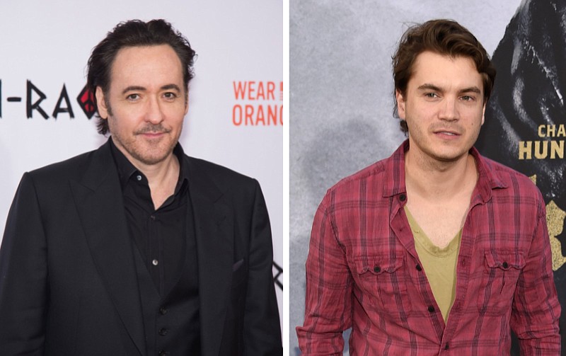 Actors John Cusack (left) and Emile Hirsch are shown in this undated compilation photo. (Left, photo by Charles Sykes/Invision/AP; right, photo by Chris Pizzello/Invision/AP)
