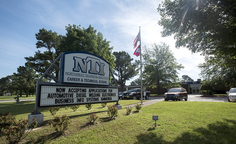 The Northwest Technical Institute campus in Springdale is shown in this June 2, 2017, file photo. (NWA Democrat-Gazette file photo)