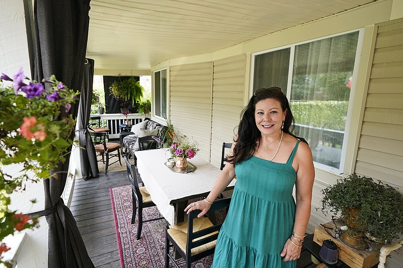 Cleveland bed-and-breakfast owner Heather Bise retooled her concept and rented out the whole house during the pandemic downturn. She said demand is now so strong that she has raised prices.
(AP/Tony Dejak)