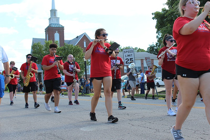 The Moniteau County Fair was underway Saturday, Aug. 1, 2020, with the Moniteau County Fair parade. The Pinto Pride Marching Band led the way as the 2020 parade began.