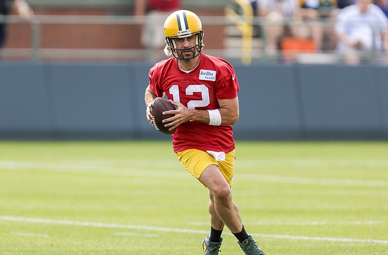 Here's where you can get the awesome shirt Aaron Rodgers wore to Packers  training camp