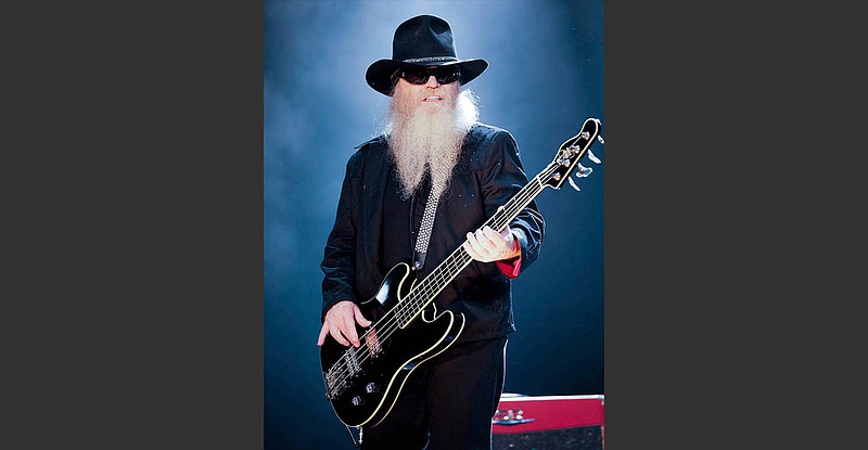 Dusty Hill performs at a ZZ Top concert in Singapore in 2009.
(AP/Joan Leong)