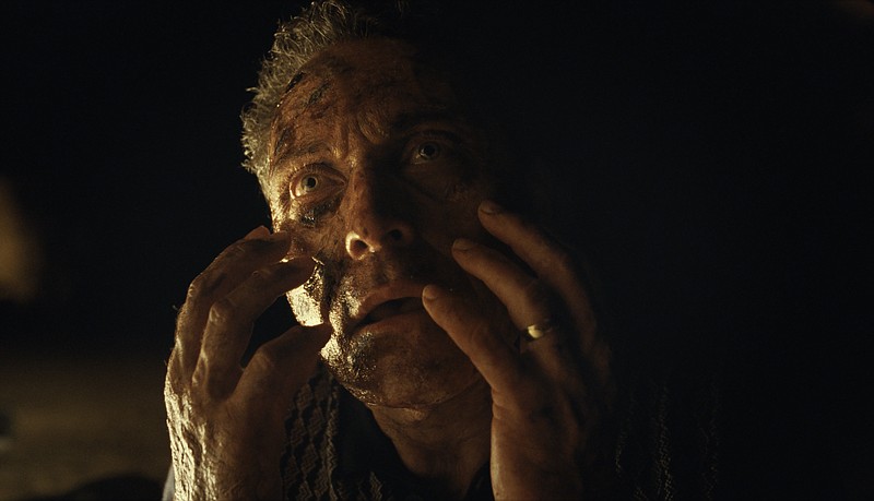 Rufus Sewell gets “Old” fast in M. Night Shymalan’s horror movie with a twist.
