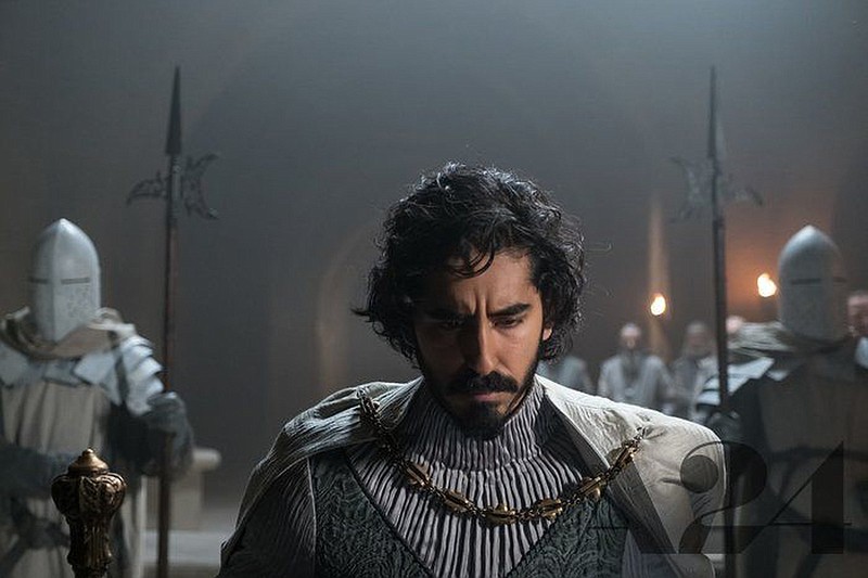 In David Lowery’s “The Green Knight,” Dev Patel portrays Sir Gawain, King Arthur’s nephew and a Knight of the Round Table. The film opens today in theaters.