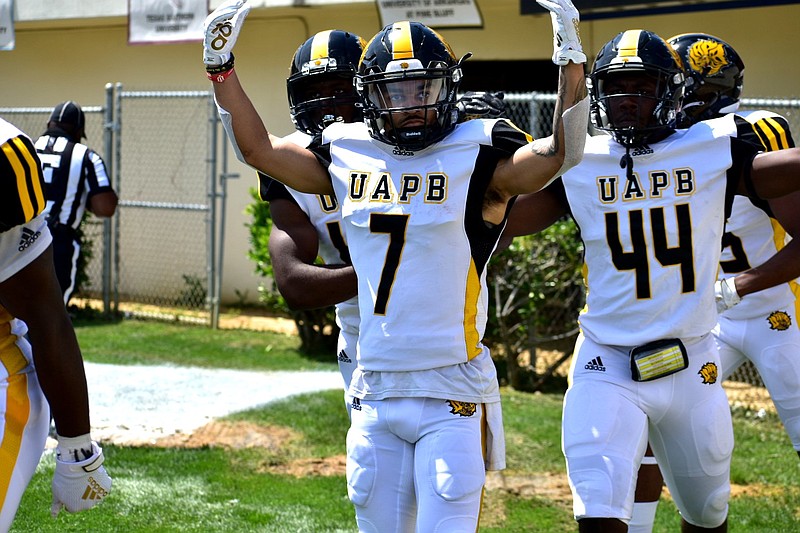UAPB return specialist Tyrin Ralph (7) was named to the BOXTOROW Preseason All-American team. The redshirt freshman joined four of his teammates on the list. 
(Pine Bluff Commercial/I.C. Murrell)