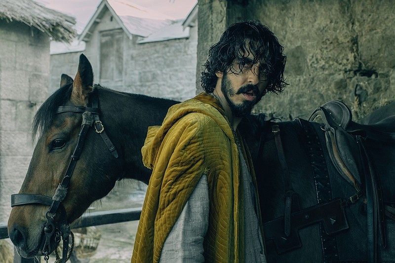 Modern problems in middle English: Dev Patel is Sir Gawain, King Arthur’s nephew, in David Lowery’s updating of an Arthurian legend “The Green Knight.”