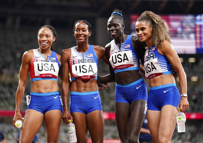 Allyson Felix's 11th Olympic medal comes in U.S. 4x400 relay