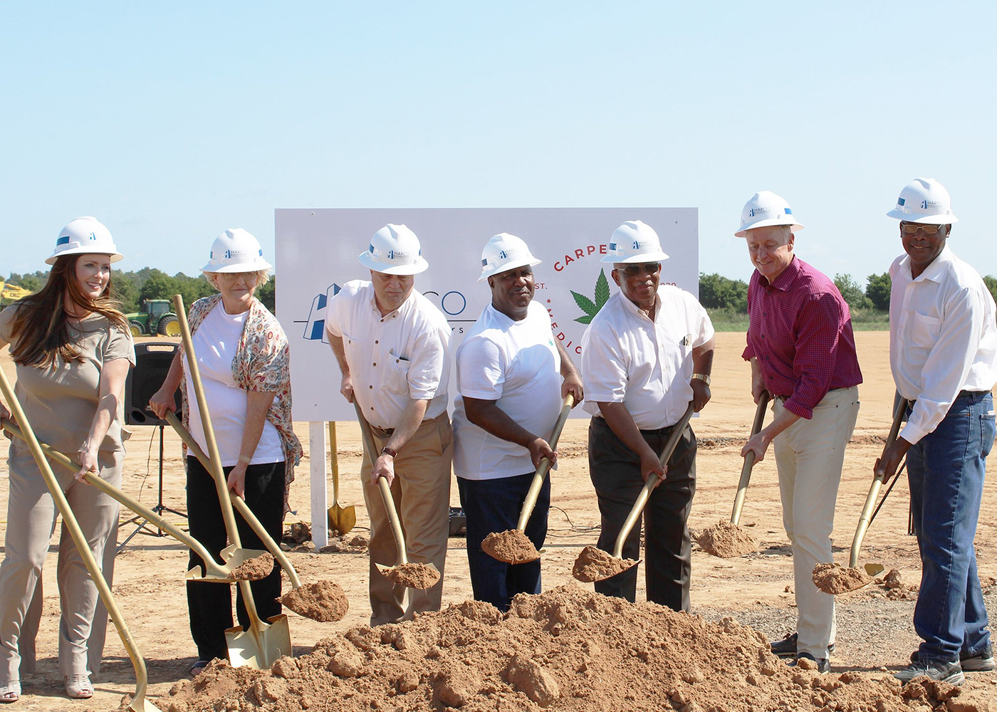 Family breaks ground for marijuana site