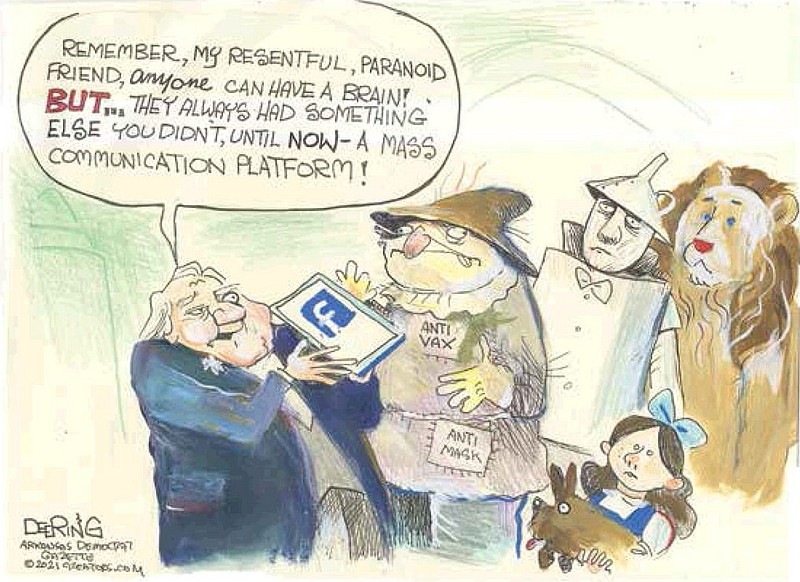 OPINION JOHN DEERING CARTOON Straw man The Arkansas Democrat