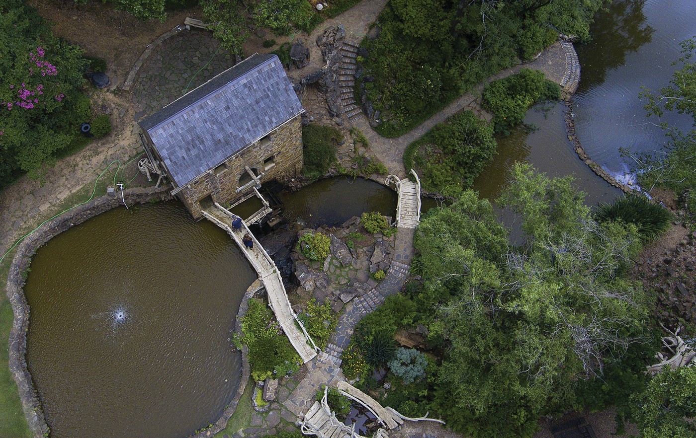 Waterfall restoration work complete on North Little Rock's Old Mill - Vimarsana News